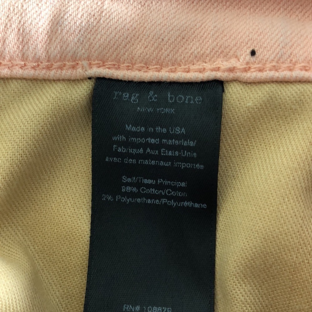 Rag &‎ Bone Phila Jean Blue Pink Size 28 - Picture 10 of 11
